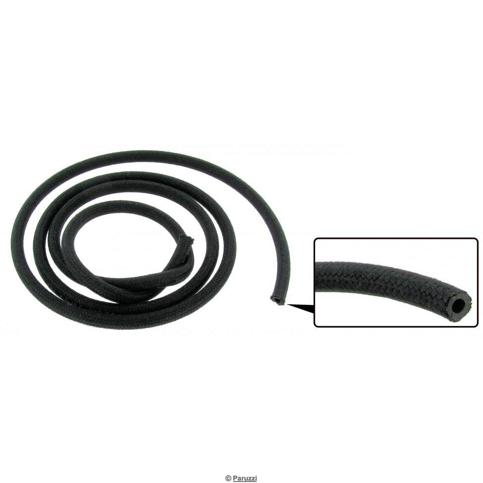 Benzinschlauch 5mm mit Textilgewebe – Oldtimer Original